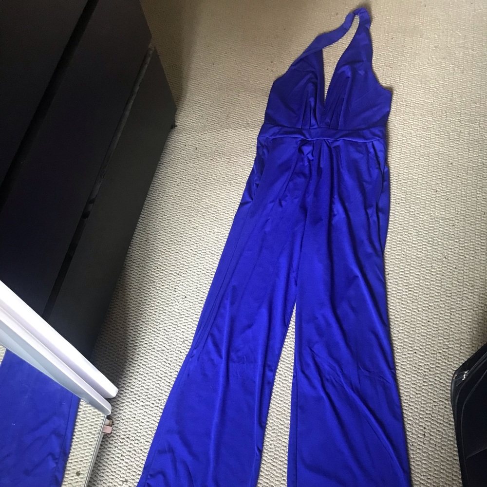 Royal blue jumpsuit